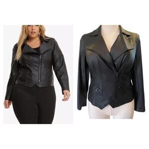 Her Universe Size 0 (12) Marvel Comics Loki Studded Faux Leather‎ Jacket Punk